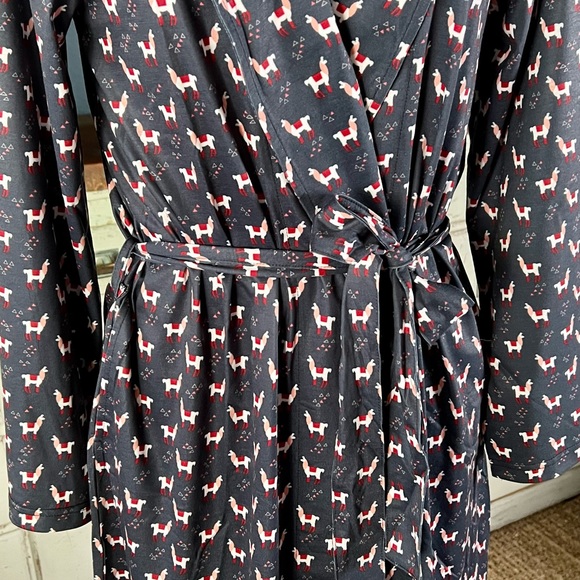 Modcloth Llama Robe M - Picture 4 of 11